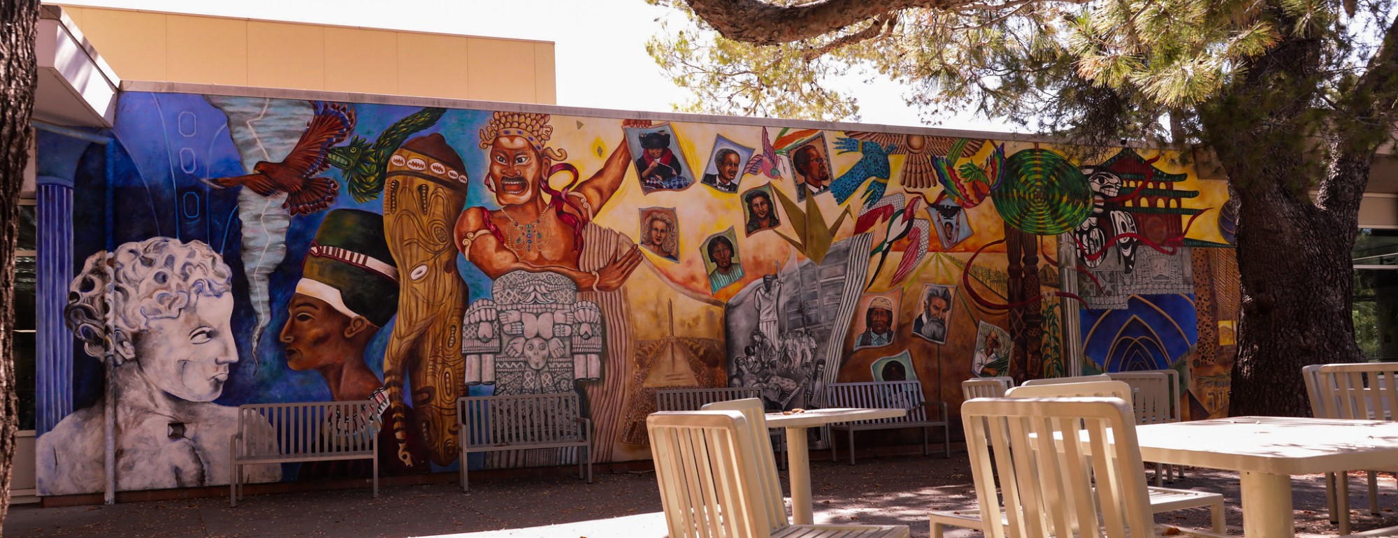 The Unfinished Dream Mural at the UC Davis Memorial Union