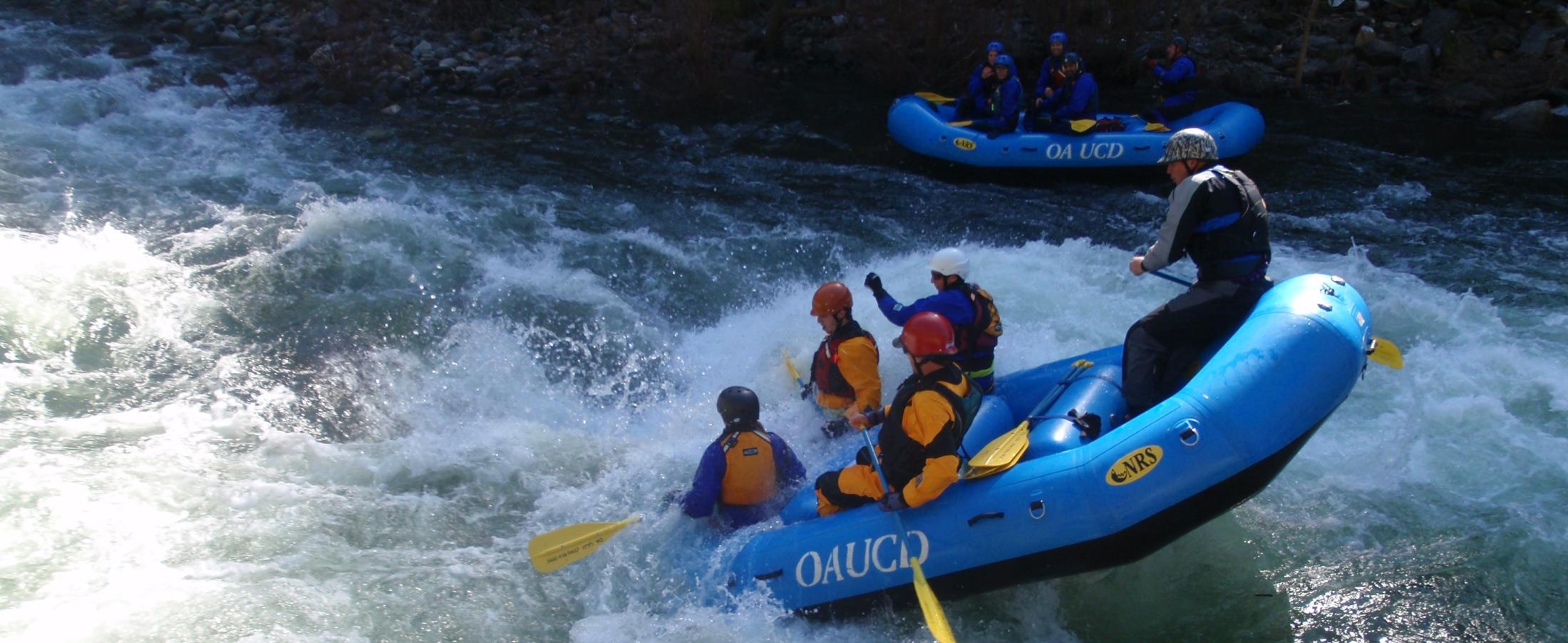 whitewater rafting on the South Fork American River