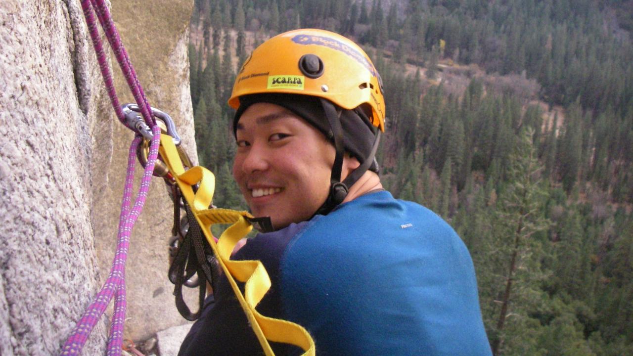 rock climbing