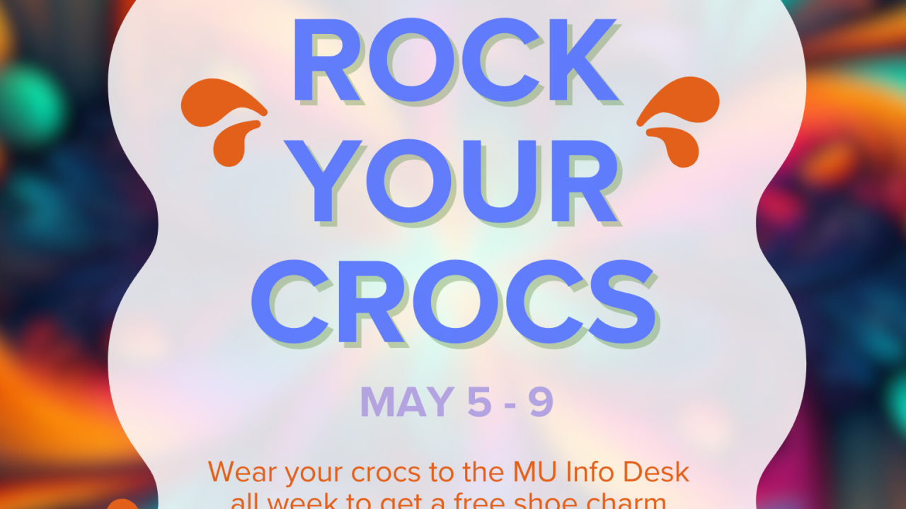 Rock Your Crocs Colorful flyer