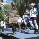 uc davis student models at the 2024 back to school fashion show at the memorial union