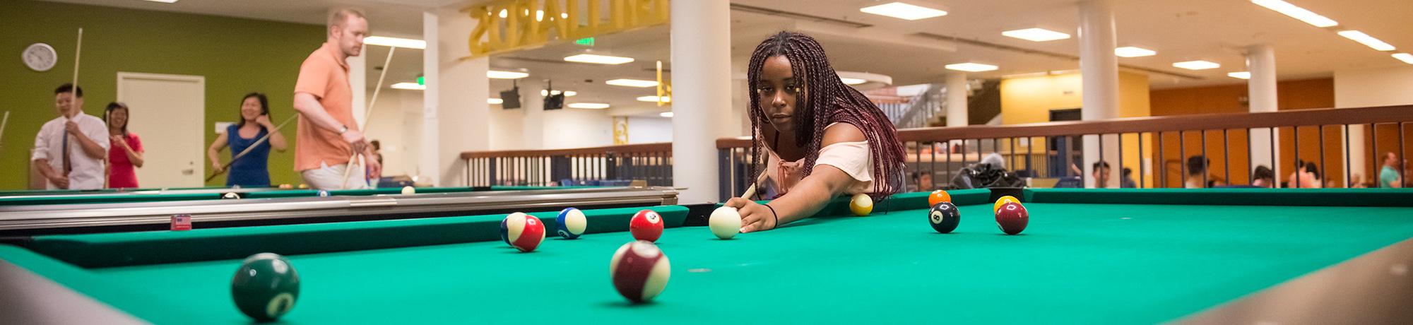 Join us for a game of pool in the UC Davis Games Area in the Memorial Union!